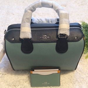 **NEW** COACH MINI BENNETT SATCHEL AND CARD CASE!